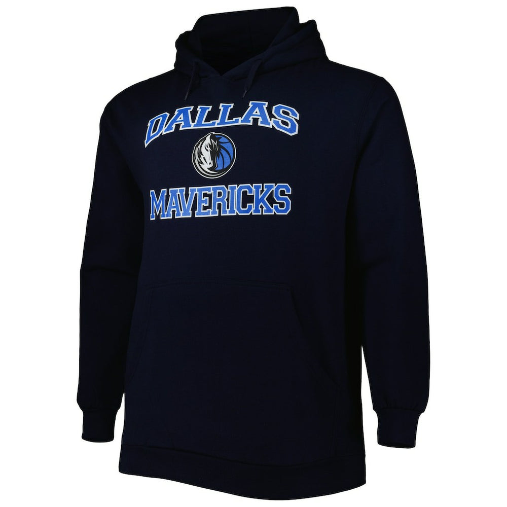 Dallas Mavericks Big & Tall Heart & Soul Pullover Hoodie Navy