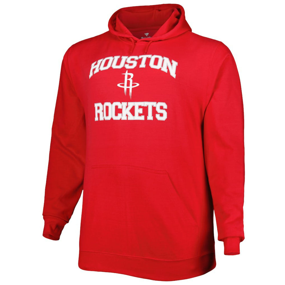 Houston Rockets Big & Tall Heart & Soul Pullover Hoodie Red