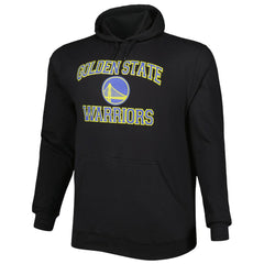 Golden State Warriors Big & Tall Heart & Soul Pullover Hoodie Black