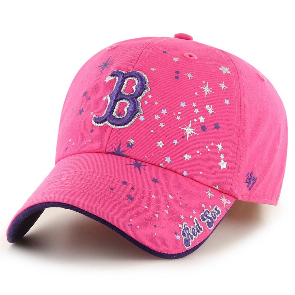 Boston Red Sox '47 Youth Stardust Clean Up Adjustable Hat - Pink Hats