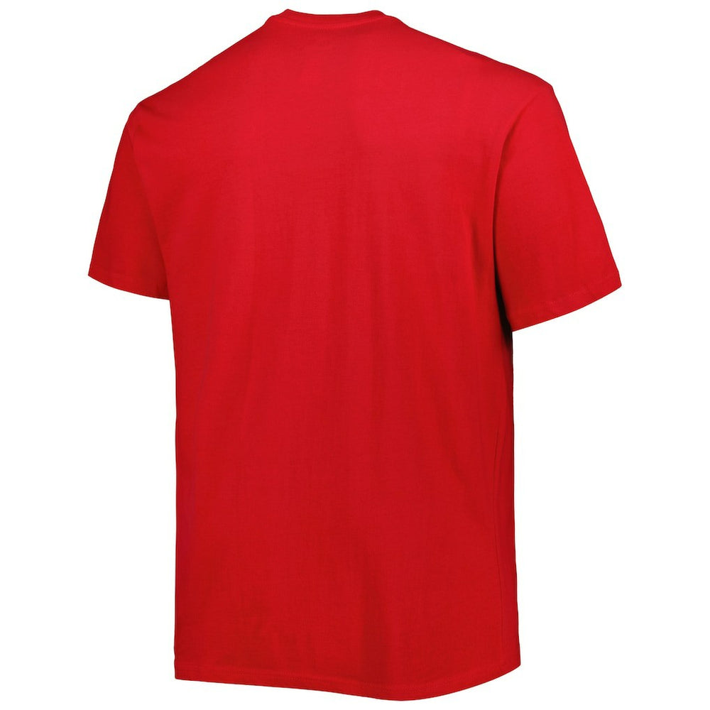 Philadelphia 76ers Big & Tall Heart & Soul T-Shirt Red