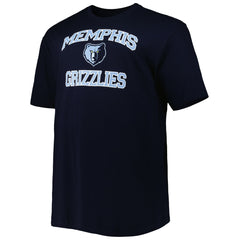 Memphis Grizzlies Big & Tall Heart & Soul T-Shirt Navy