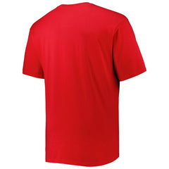 Atlanta Hawks Big & Tall Heart & Soul T-Shirt Red