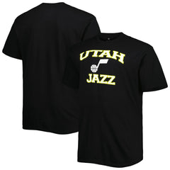 Utah Jazz Big & Tall Heart & Soul T-Shirt Black