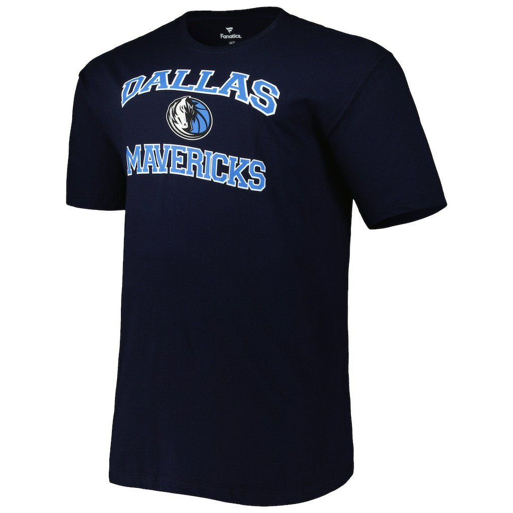 Dallas Mavericks Big & Tall Heart & Soul T-Shirt Navy