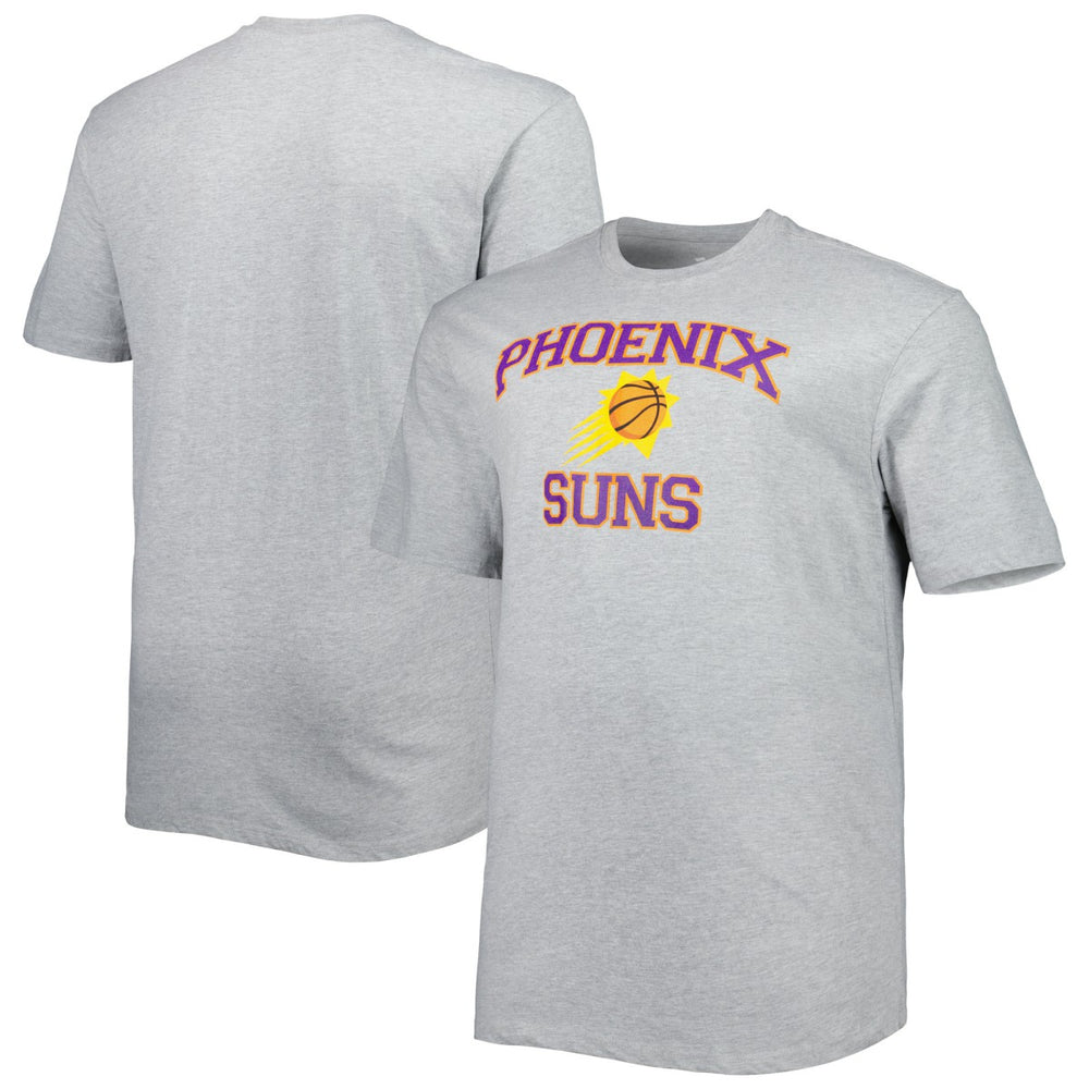 Phoenix Suns Big & Tall Heart & Soul T-Shirt Heathered Gray