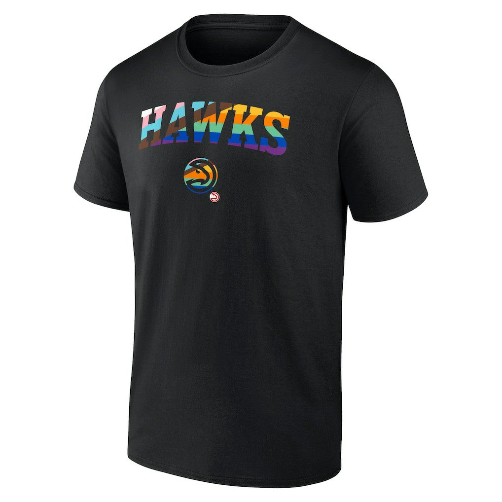 Atlanta Hawks Logo Pride T-Shirt Black
