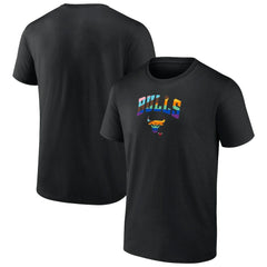 Chicago Bulls Logo Pride T-Shirt Black