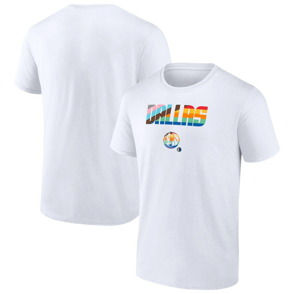 Dallas Mavericks Pride T-Shirt White