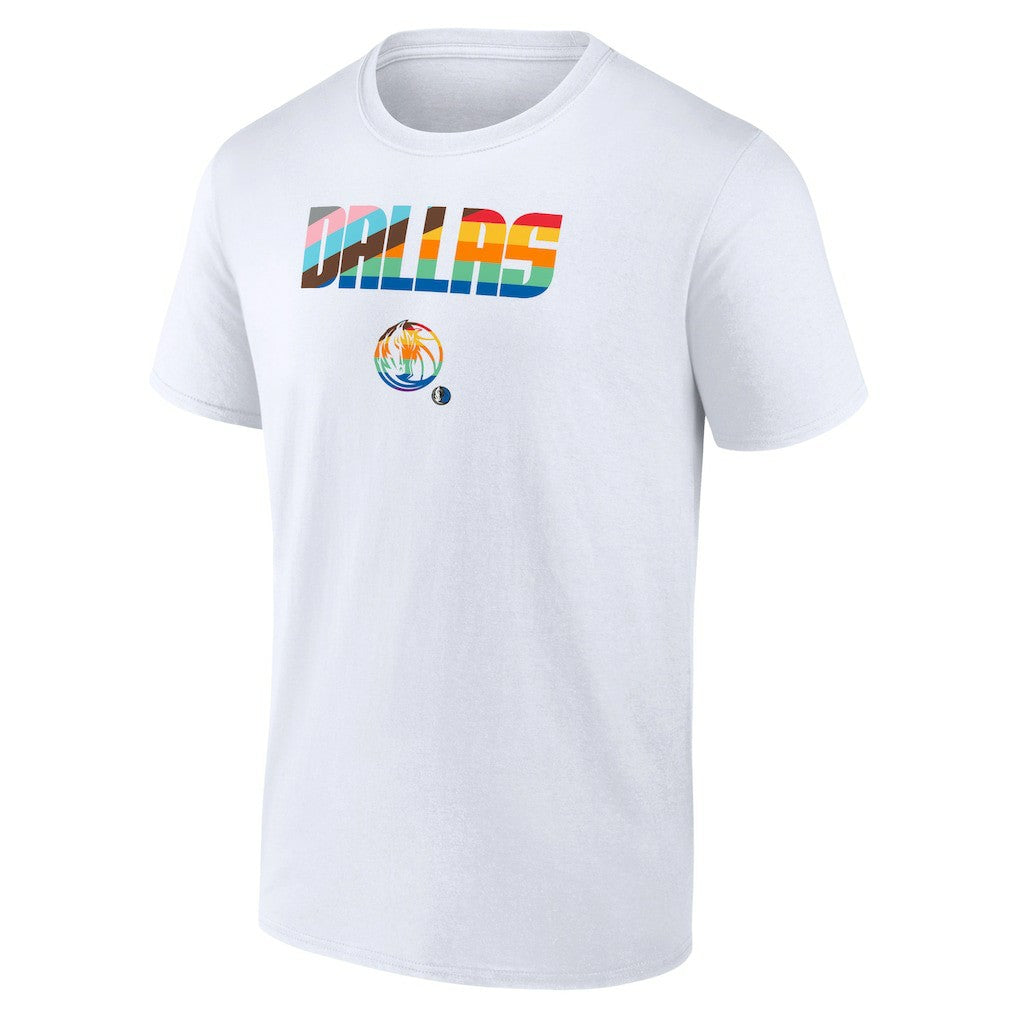 Dallas Mavericks Pride T-Shirt White