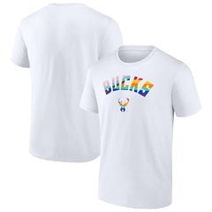 Milwaukee Bucks Pride T-Shirt White