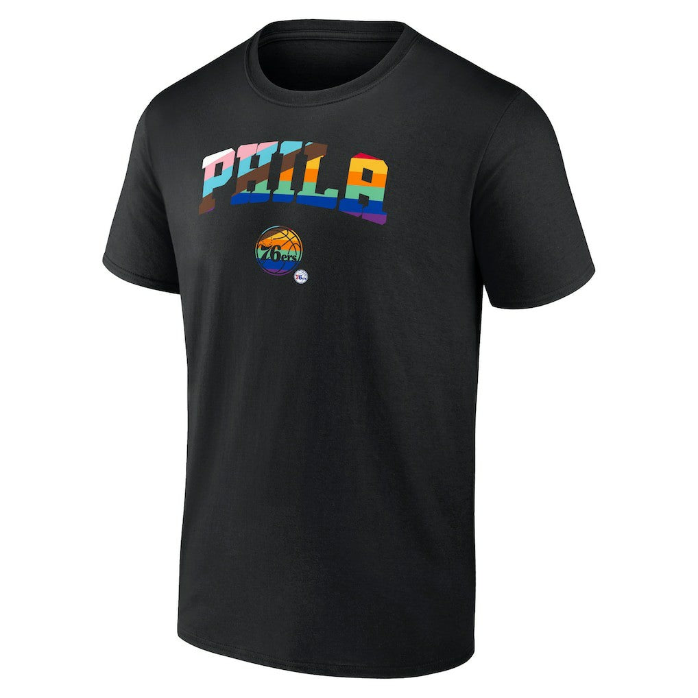 Philadelphia 76ers Pride T-Shirt Black