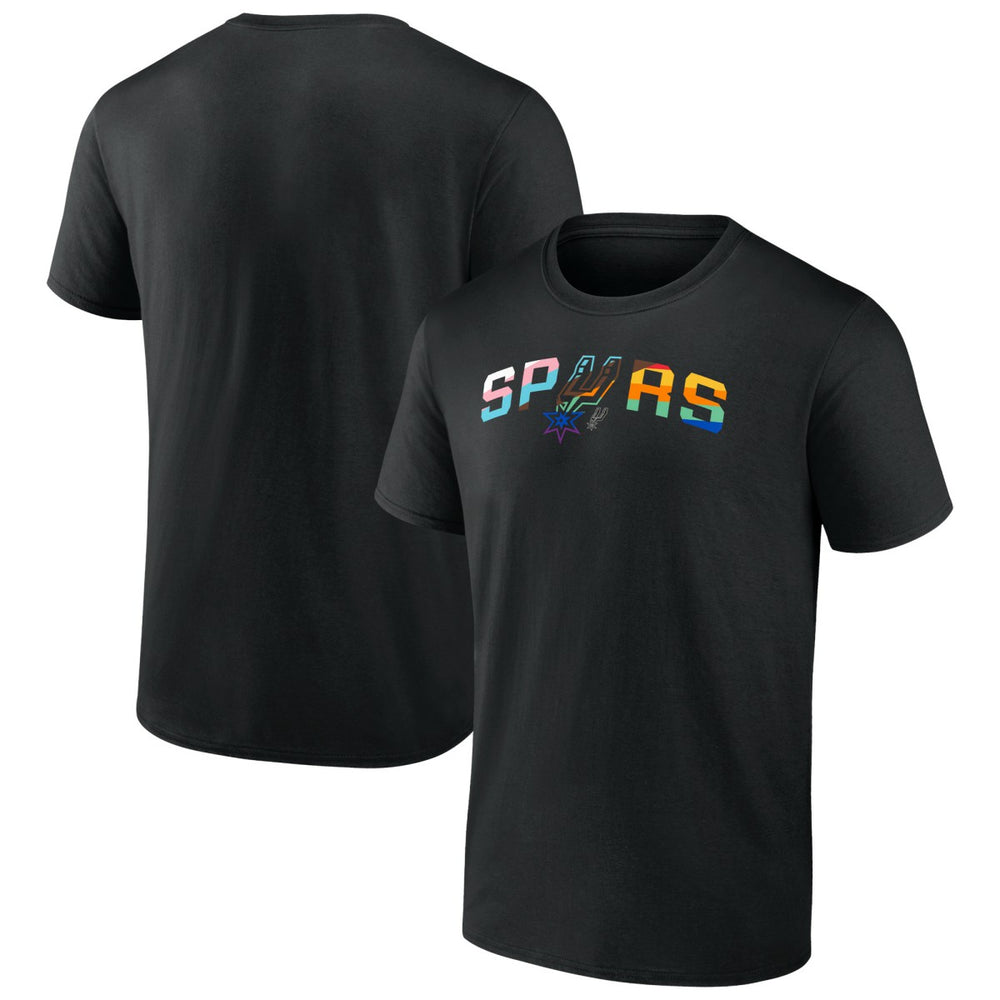 San Antonio Spurs Pride T-Shirt Black