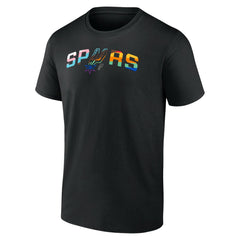 San Antonio Spurs Pride T-Shirt Black