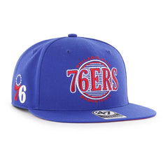 Philadelphia 76ers '47 High Post Captain Snapback Hat Royal