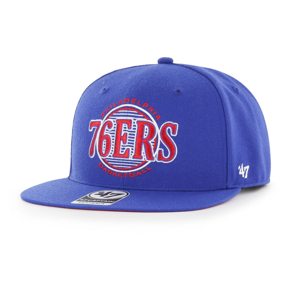 Philadelphia 76ers '47 High Post Captain Snapback Hat Royal