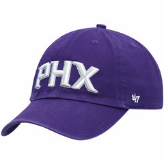 Phoenix Suns '47 Clean Up Wordmark Adjustable Hat Purple