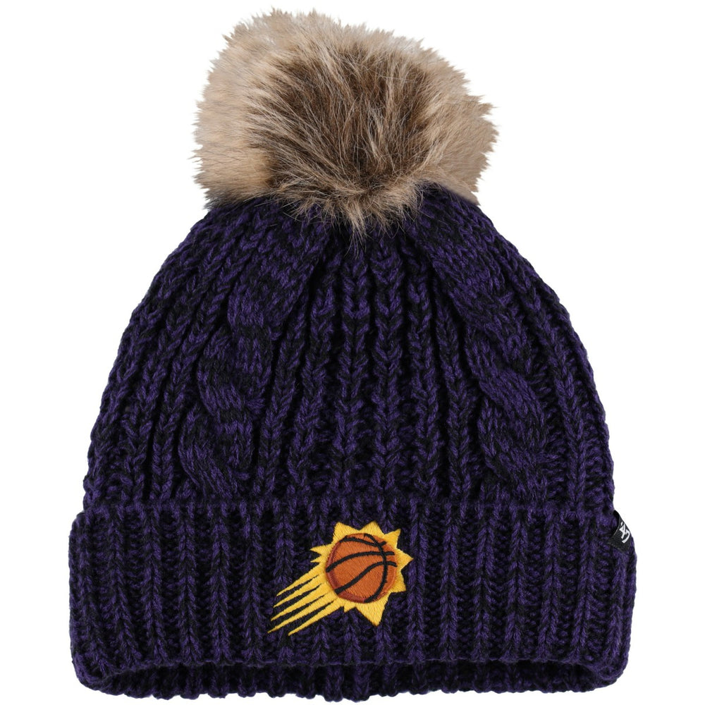 Phoenix Suns '47 Women's Meeko Cuffed Knit Hat with Pom Purple