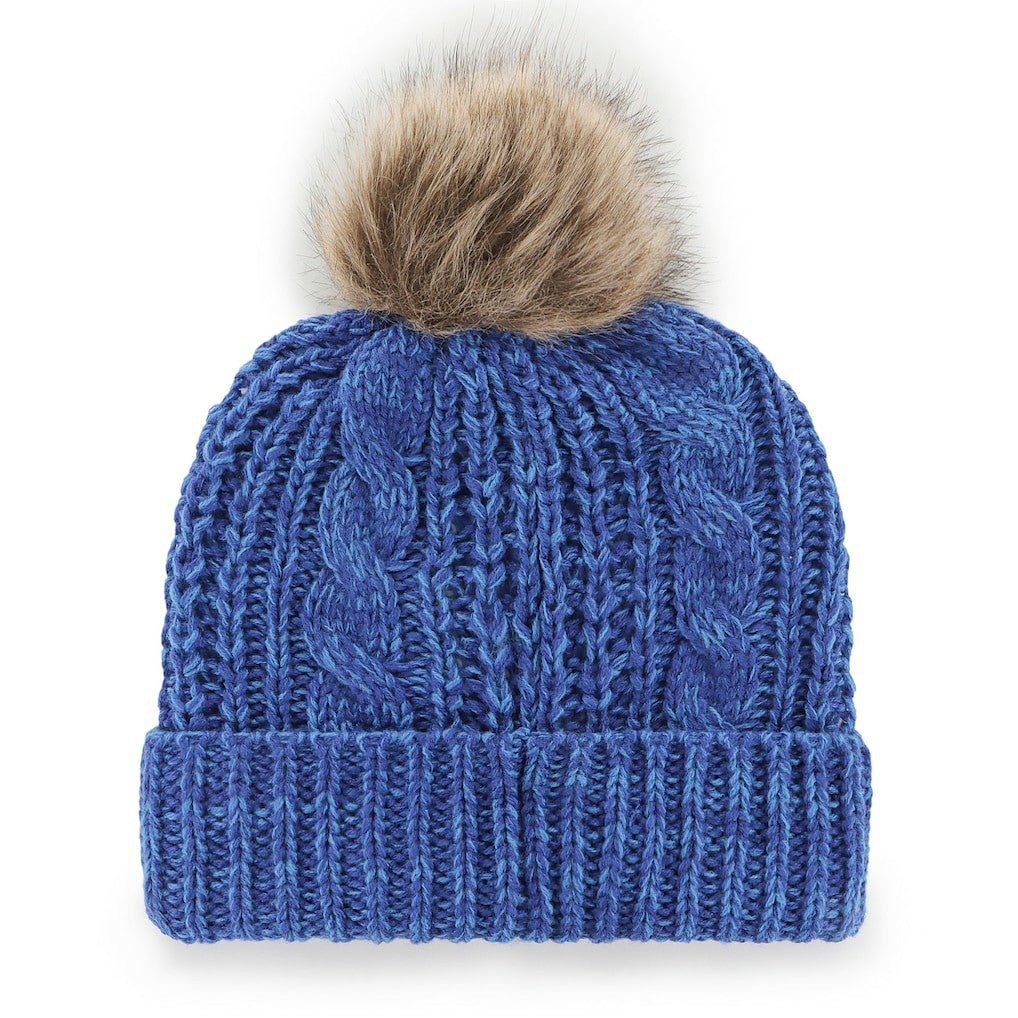Detroit Pistons '47 Women's Meeko Cuffed Knit Hat with Pom Royal