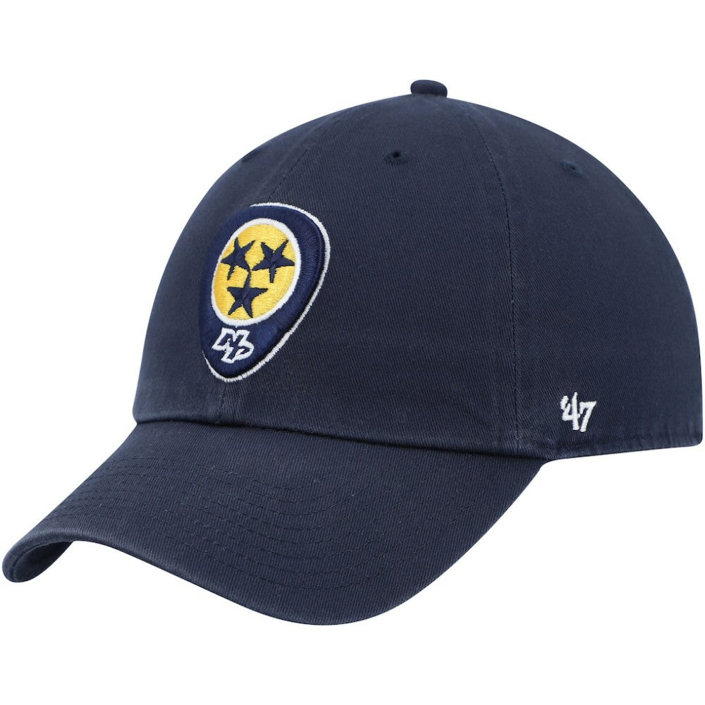 NHL Nashville Predators '47 Logo Clean Up Adjustable Hat - Navy