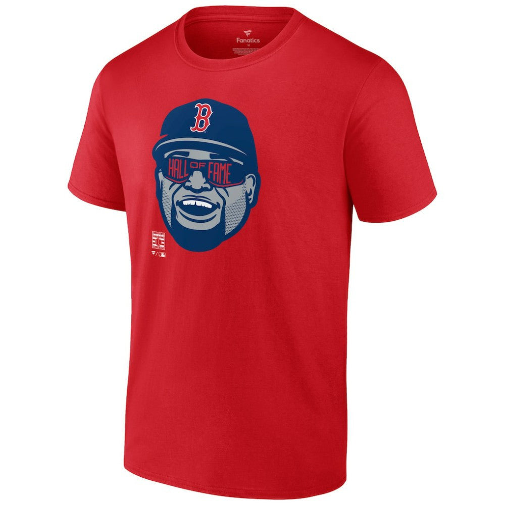 David Ortiz Boston Red Sox Fanatics Hall of Fame T-Shirt - Red T-shirts