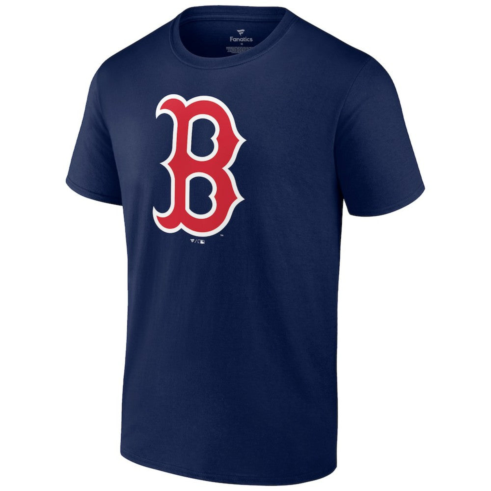 David Ortiz Boston Red Sox Fanatics Logo Graphic T-Shirt - Navy T-shirts