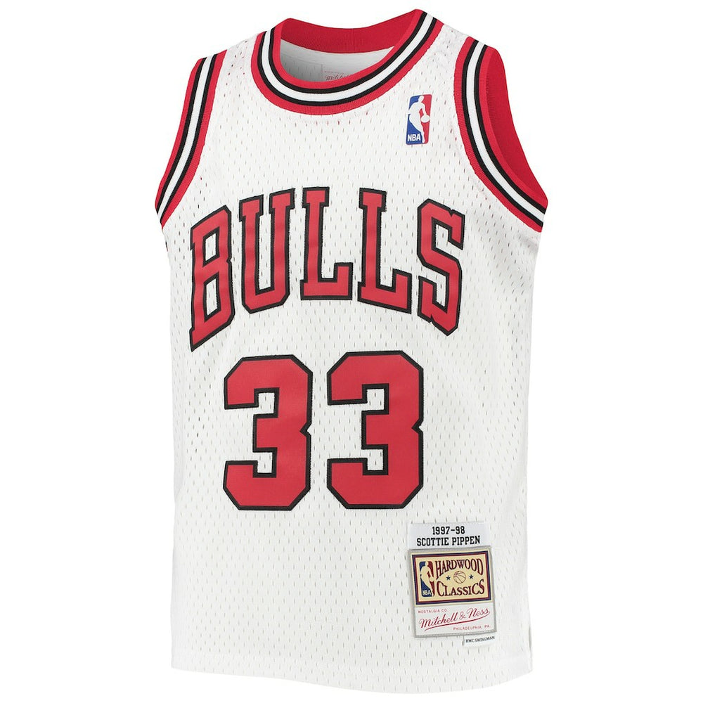 Scottie Pippen Chicago Bulls Youth 1997/98 Hardwood Classics Swingman Jersey White