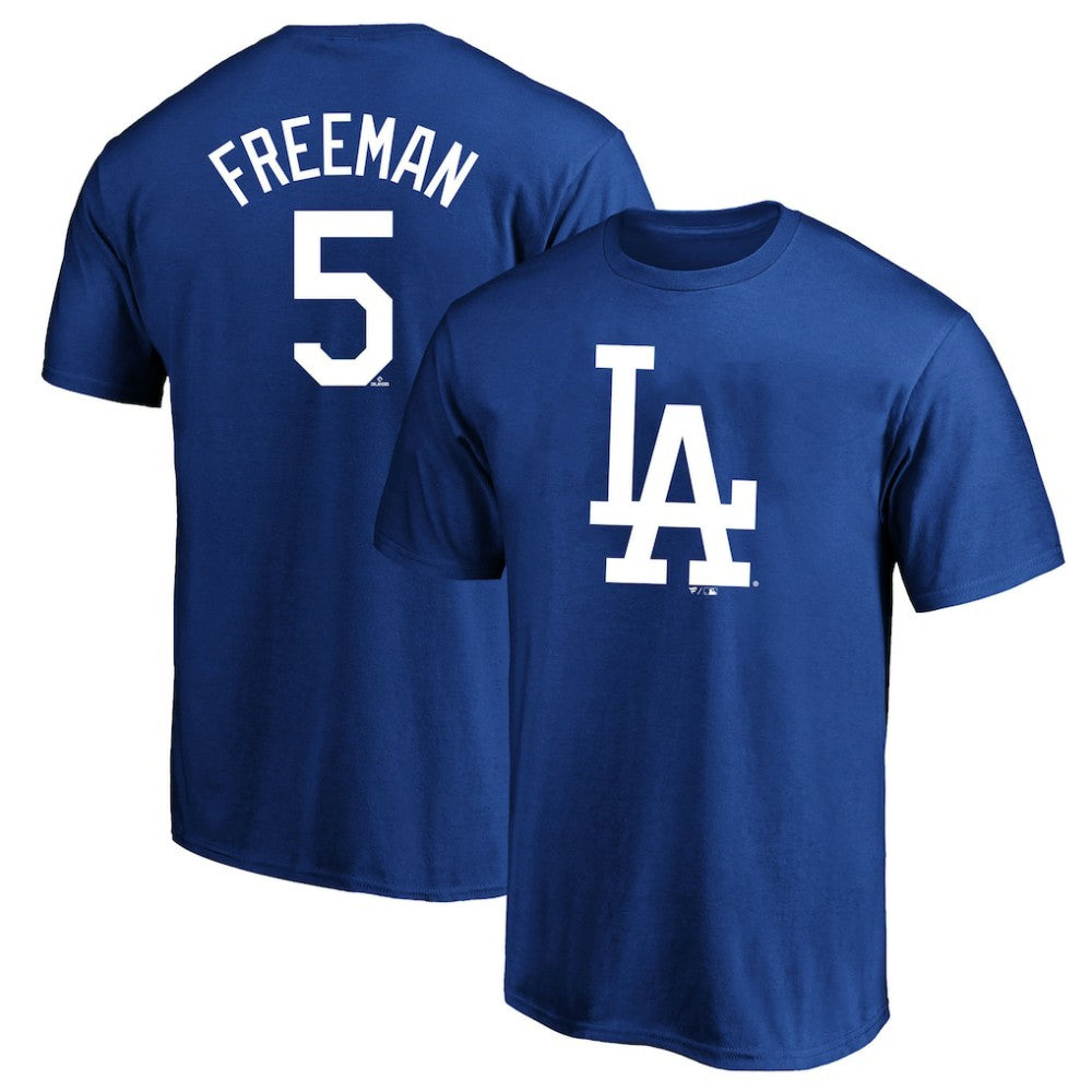 Freddie Freeman Los Angeles Dodgers Fanatics Big & Tall Name & Number T-Shirt - Royal T-shirts