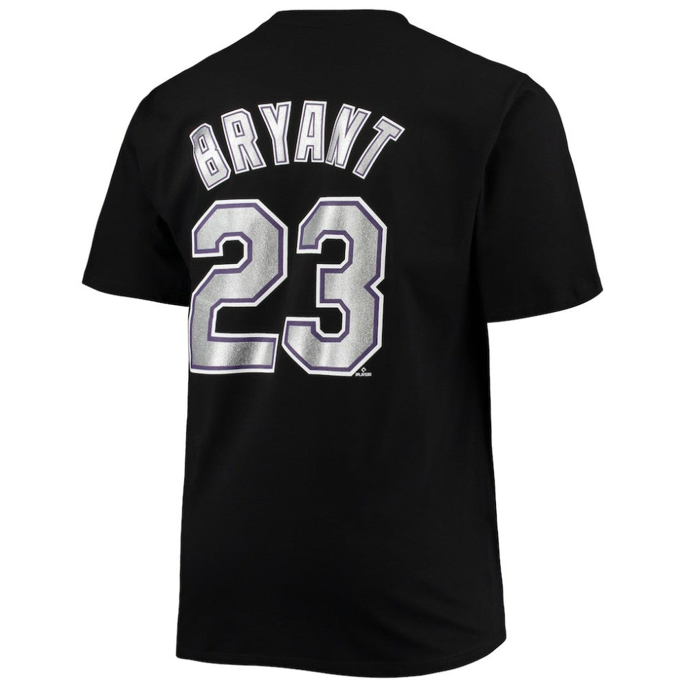 Kris Bryant Colorado Rockies Fanatics Big & Tall Name & Number T-Shirt - Black T-shirts