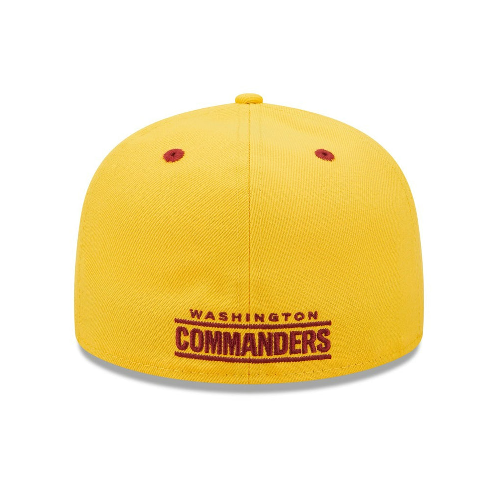 Washington Commanders New Era Flipside 2Tone 59FIFTY Fitted Hat Gold/Burgundy