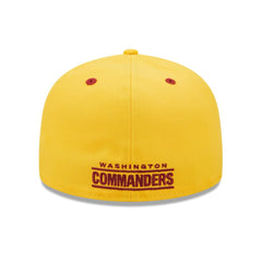 Washington Commanders New Era Flipside 2Tone 59FIFTY Fitted Hat Gold/Burgundy