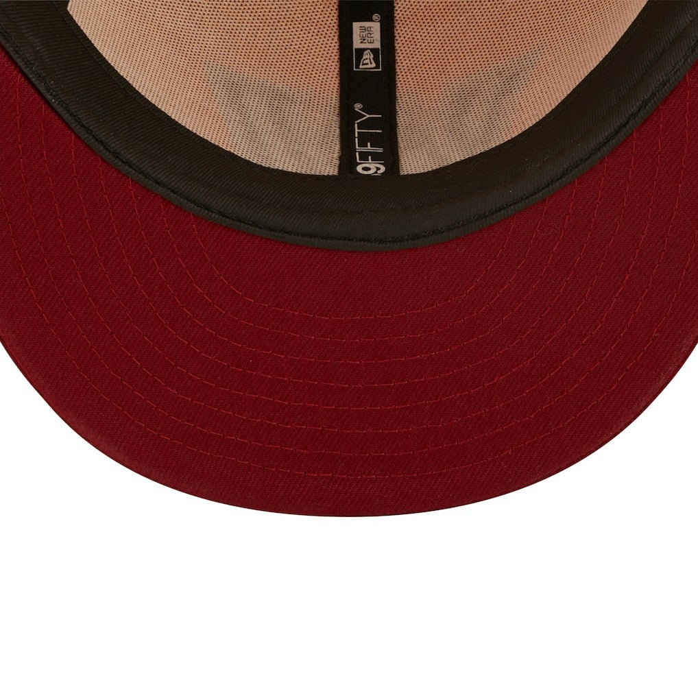 Washington Commanders New Era Flipside 2Tone 59FIFTY Fitted Hat Gold/Burgundy