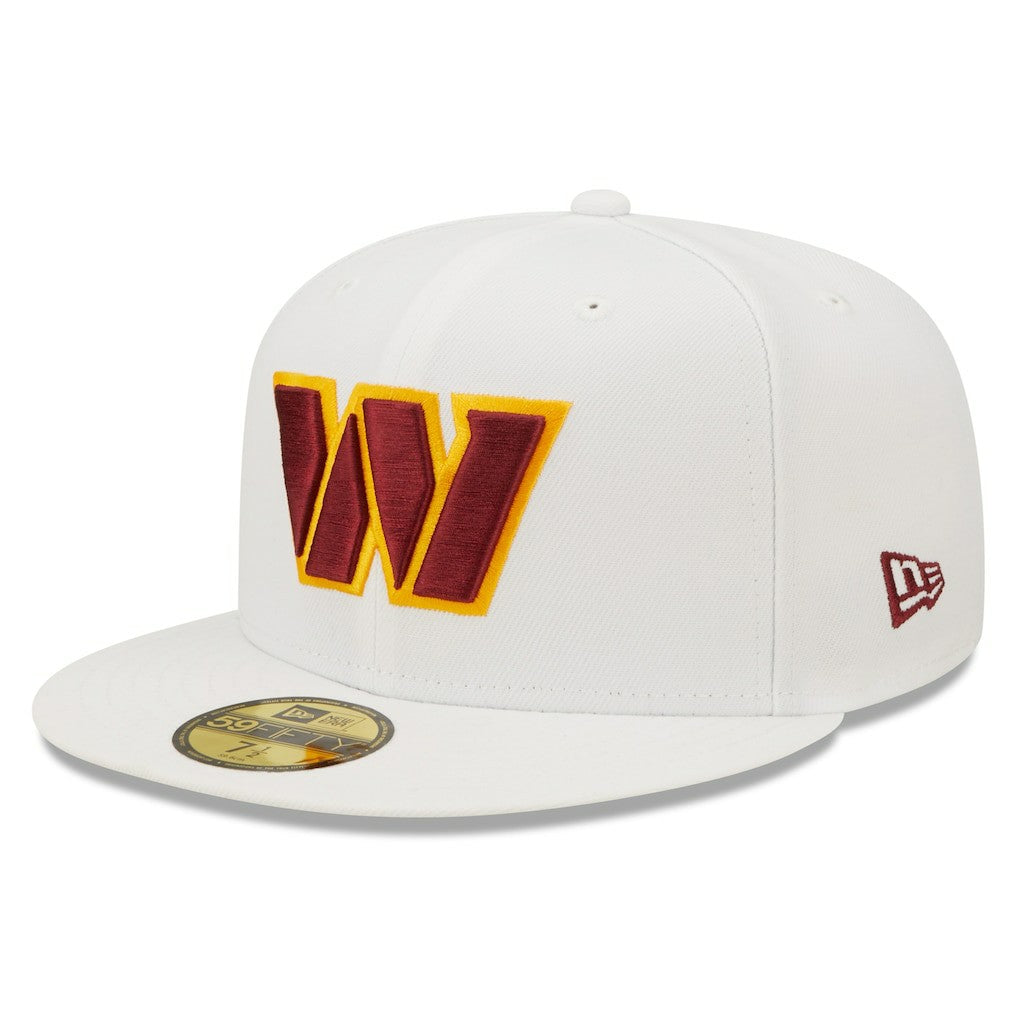 Washington Commanders New Era Omaha 59FIFTY Fitted Hat White
