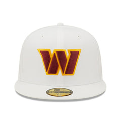 Washington Commanders New Era Omaha 59FIFTY Fitted Hat White