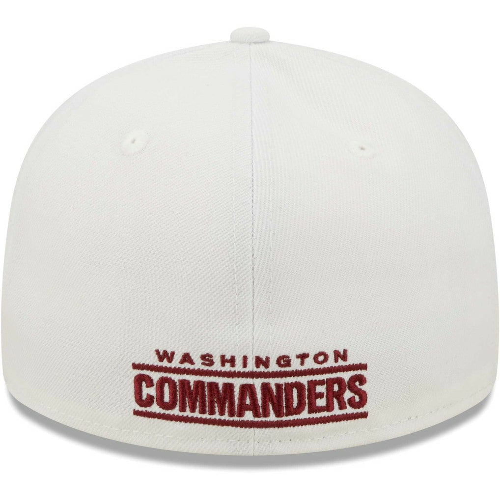 Washington Commanders New Era Omaha Low Profile 59FIFTY Fitted Hat White