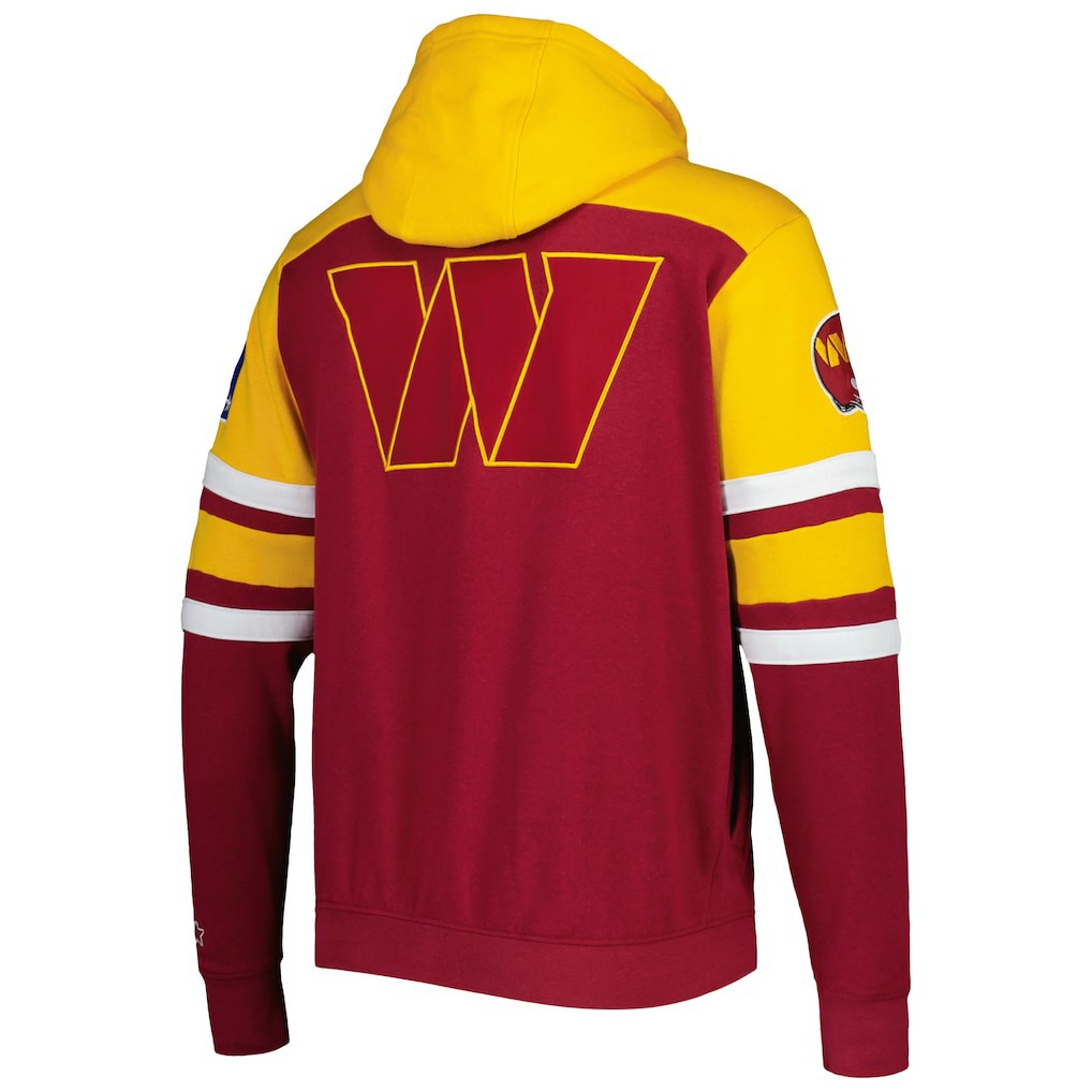 Washington Commanders Starter Extreme Full-Zip Hoodie Jacket Burgundy
