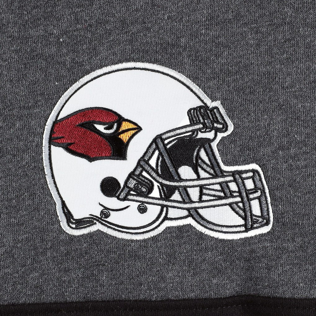 Arizona Cardinals Starter Extreme Pullover Hoodie Heather Charcoal/Cardinal