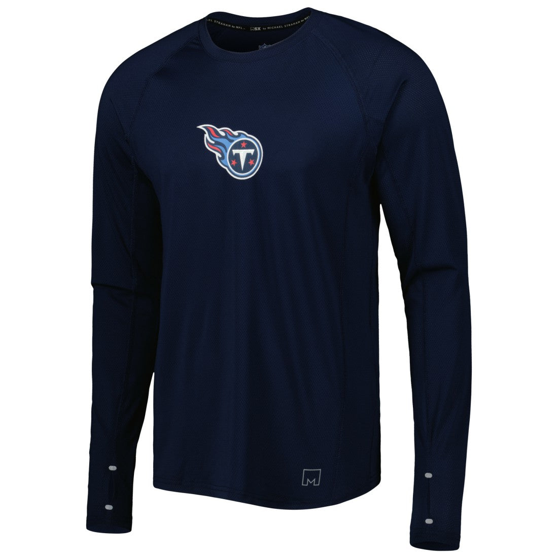 Tennessee Titans MSX by Michael Strahan Interval Long Sleeve Raglan T-Shirt Navy