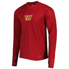Washington Commanders MSX by Michael Strahan Interval Long Sleeve Raglan T-Shirt Burgundy