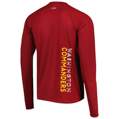 Washington Commanders MSX by Michael Strahan Interval Long Sleeve Raglan T-Shirt Burgundy
