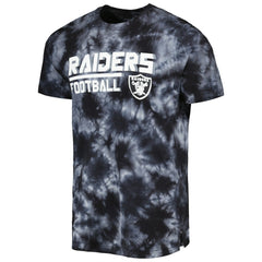 Las Vegas Raiders MSX by Michael Strahan Recovery Tie-Dye T-Shirt Black