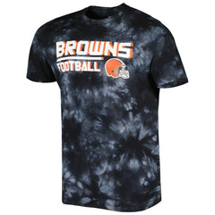 Cleveland Browns MSX by Michael Strahan Recovery Tie-Dye T-Shirt Black