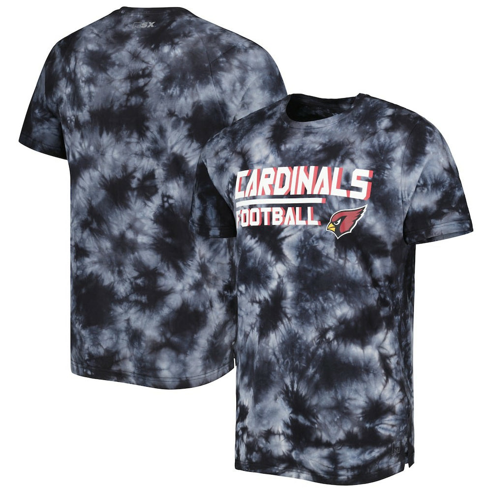 Arizona Cardinals MSX by Michael Strahan Recovery Tie-Dye T-Shirt Black