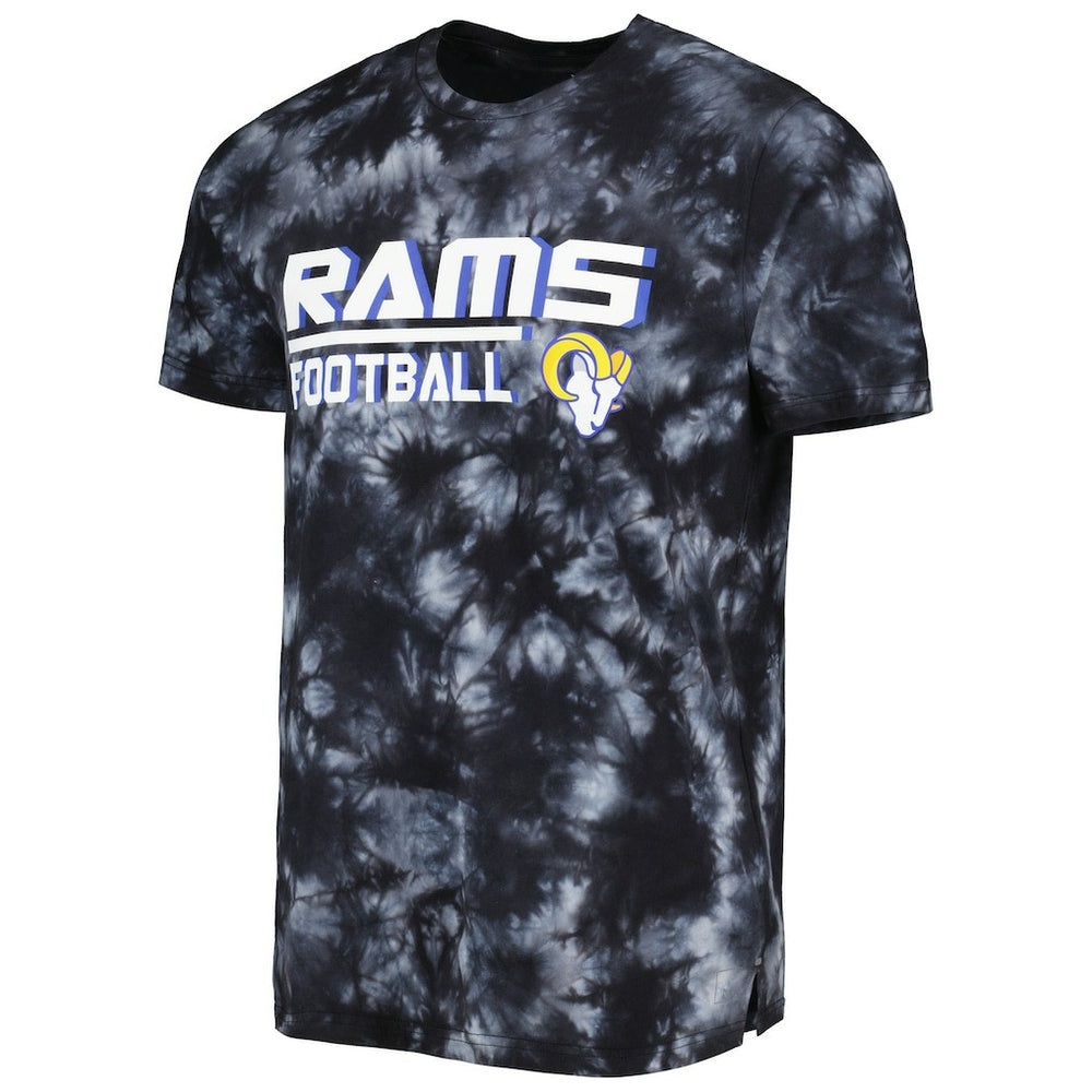 Los Angeles Rams MSX by Michael Strahan Recovery Tie-Dye T-Shirt Black