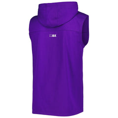 Minnesota Vikings MSX by Michael Strahan Relay Sleeveless Pullover Hoodie Purple