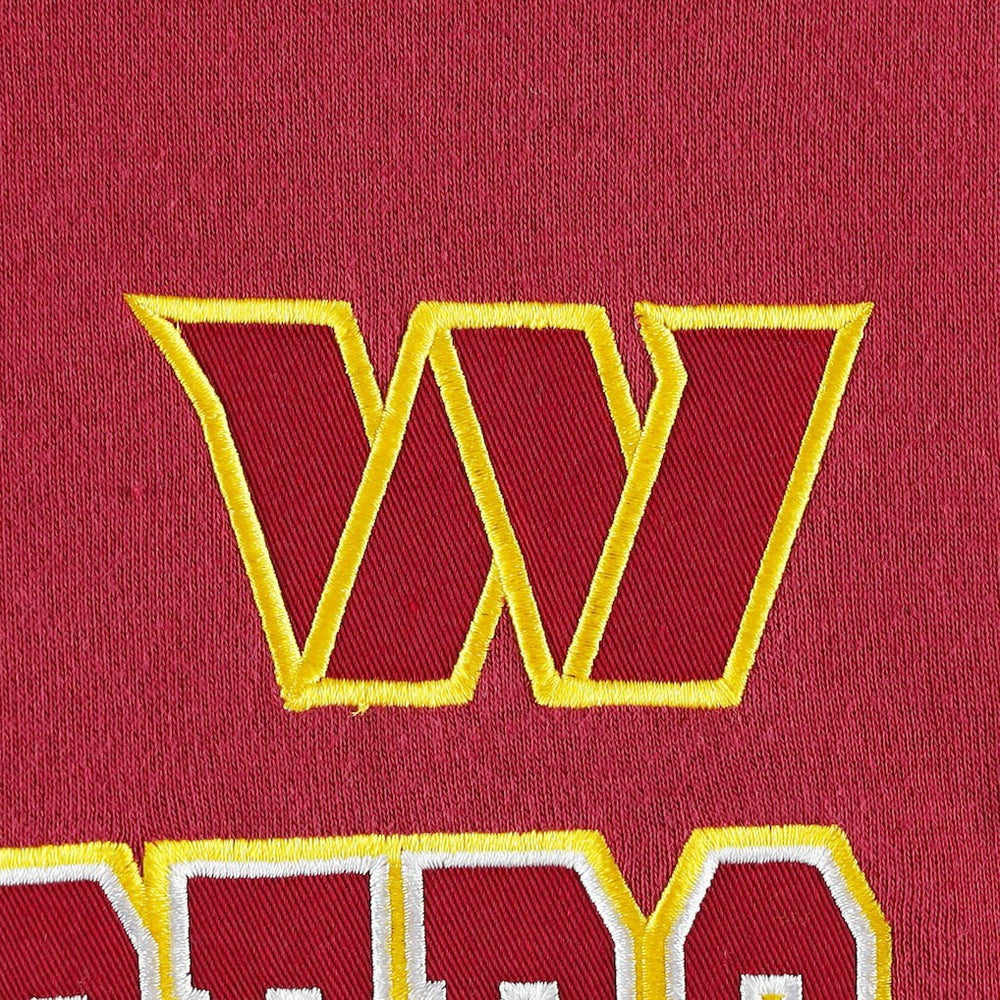 Washington Commanders Starter Draft Fleece Raglan Pullover Hoodie Burgundy
