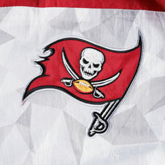 Tampa Bay Buccaneers Starter Thursday Night Gridiron Raglan Half-Zip Hooded Jacket White/Red