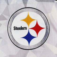 Pittsburgh Steelers Starter Thursday Night Gridiron Raglan Half-Zip Hooded Jacket White/Black