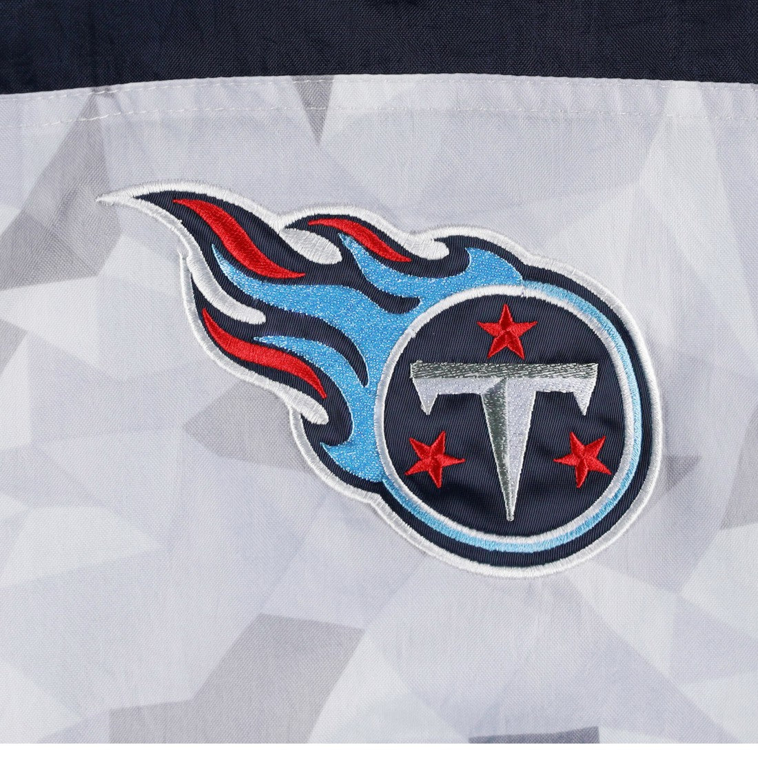 Tennessee Titans Starter Thursday Night Gridiron Raglan Half-Zip Hooded Jacket White/Navy