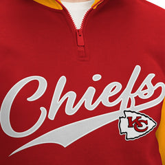 Kansas City Chiefs Tommy Hilfiger Aiden Quarter-Zip Sweatshirt Red/Gold